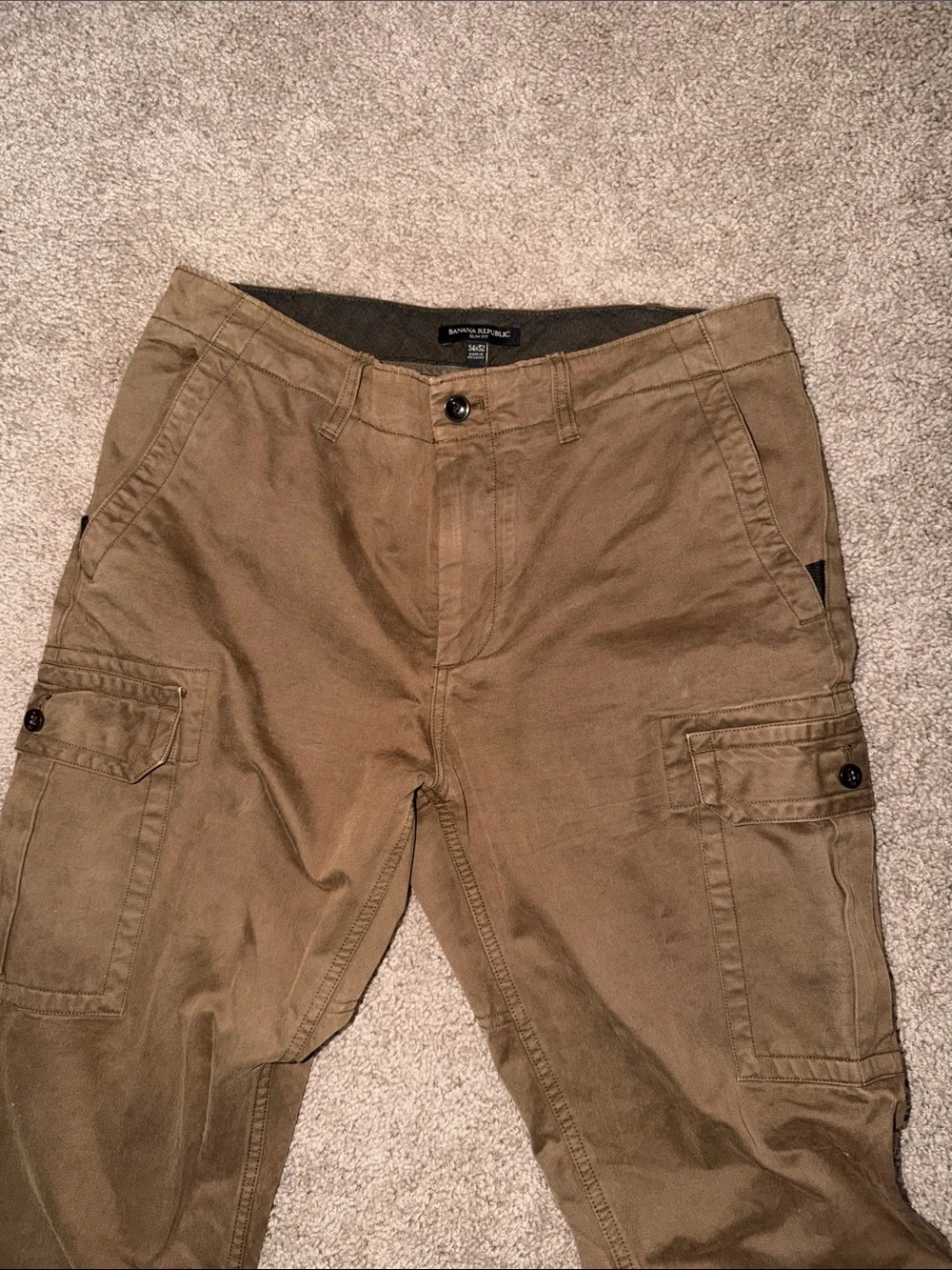 Banana Republic Olive Cargo Pants